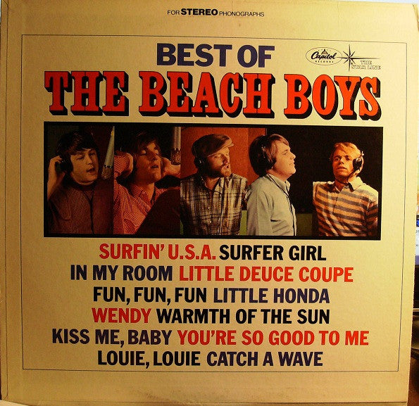 The Beach Boys : Best Of The Beach Boys - Vol. 1 (LP, Comp, Club, RE, Ind)