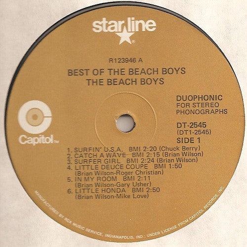 The Beach Boys : Best Of The Beach Boys - Vol. 1 (LP, Comp, Club, RE, Ind)