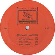 Coleman Hawkins : Coleman Hawkins (LP, Album, RE)