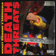 Mickey Diamond x Sadhugold* : Death Threats (LP, Album, Ltd, Num, Red)