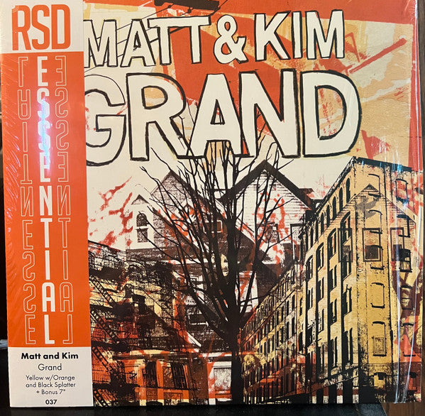 Matt & Kim : Grand (LP, Album, Yel + 7", Ora + RSD)