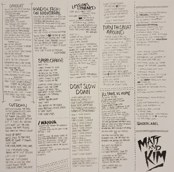 Matt & Kim : Grand (LP, Album, Yel + 7", Ora + RSD)
