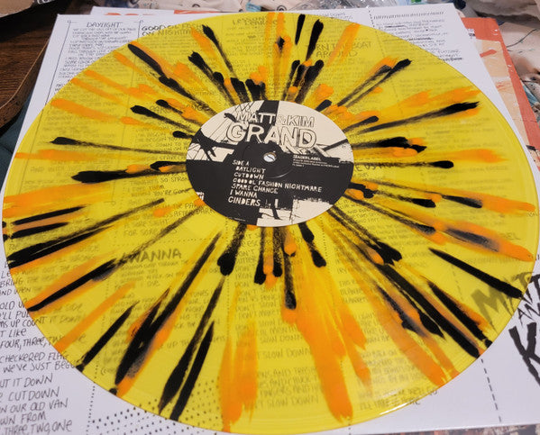 Matt & Kim : Grand (LP, Album, Yel + 7", Ora + RSD)