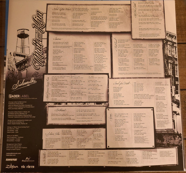 Matt & Kim : Sidewalks (LP, Album, RSD, Ltd, Blu)