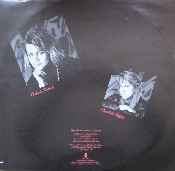 Belinda Carlisle : Belinda (LP, Album, Glo)