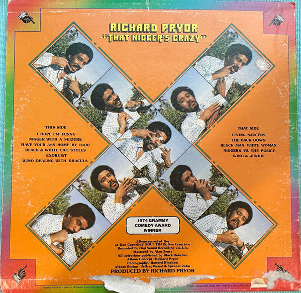 Richard Pryor : That Nigger's Crazy (LP, Album, RE, Jac)
