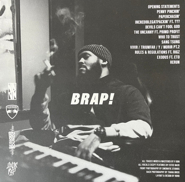 Estee Nack, V Don : Brap! (LP, Album, Ltd, Pin)