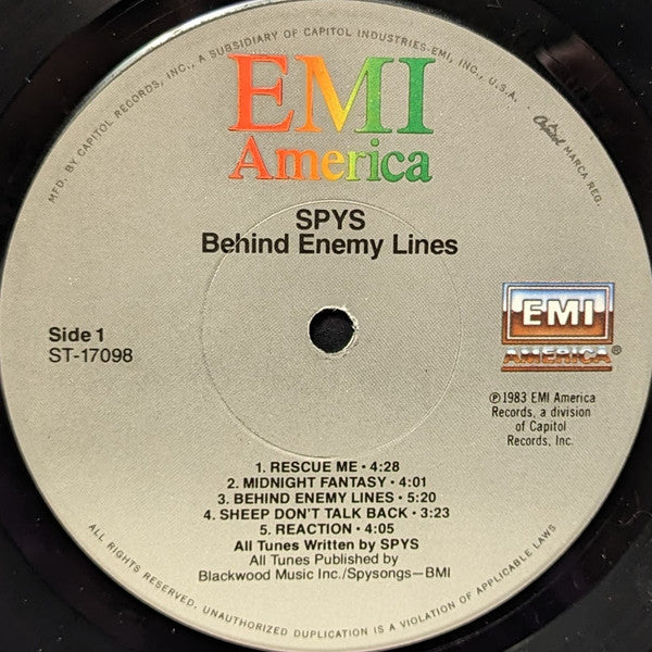 SPYS : Behind Enemy Lines (LP, Album, Win)