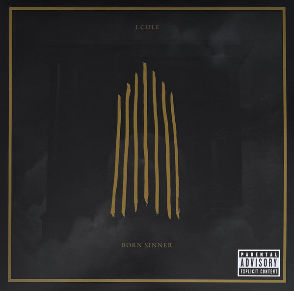 J.Cole* : Born Sinner (2xLP, Album, Ltd, RE, Red)