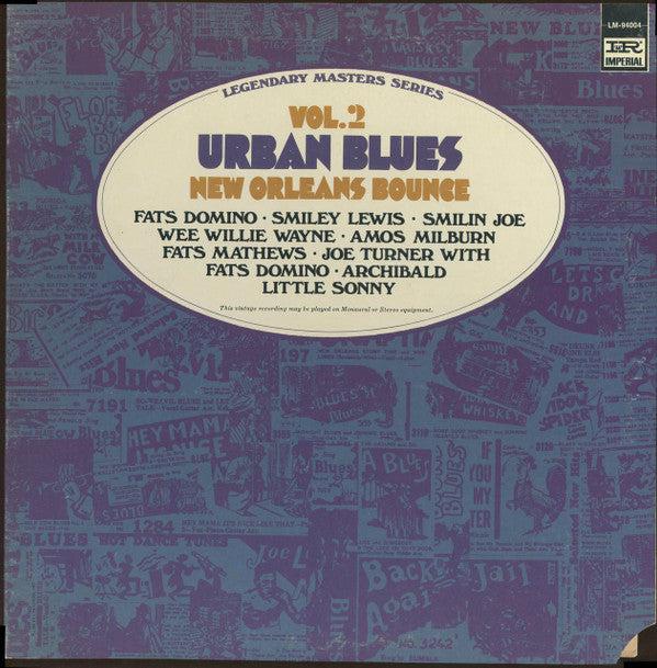 Various : Urban Blues Vol. 2: New Orleans Bounce (LP, Comp, Gat)