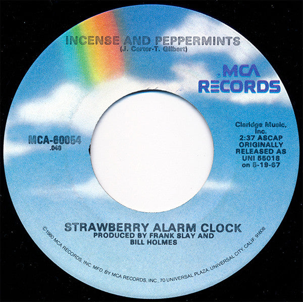 Strawberry Alarm Clock : Incense And Peppermints / The Birdman Of Alkatrash (7", Single, Mono, RE, Glo)