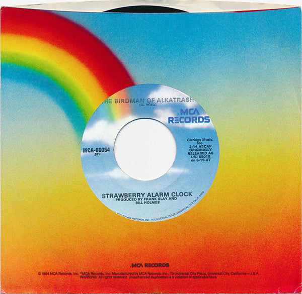 Strawberry Alarm Clock : Incense And Peppermints / The Birdman Of Alkatrash (7", Single, Mono, RE, Glo)