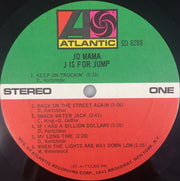 Jo Mama : J Is For Jump (LP, Album, PR )