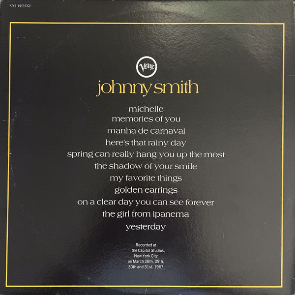 Johnny Smith : Johnny Smith (LP, Album, RP, Die)