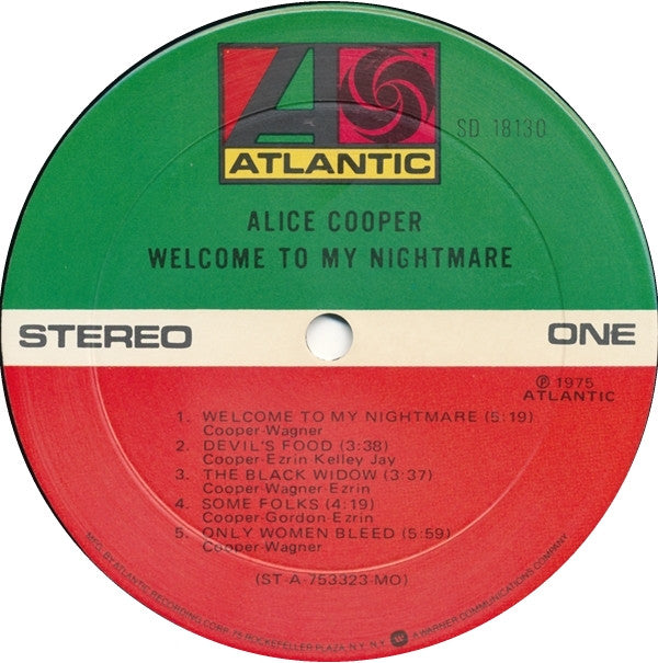 Alice Cooper (2) : Welcome To My Nightmare (LP, Album, Mon)