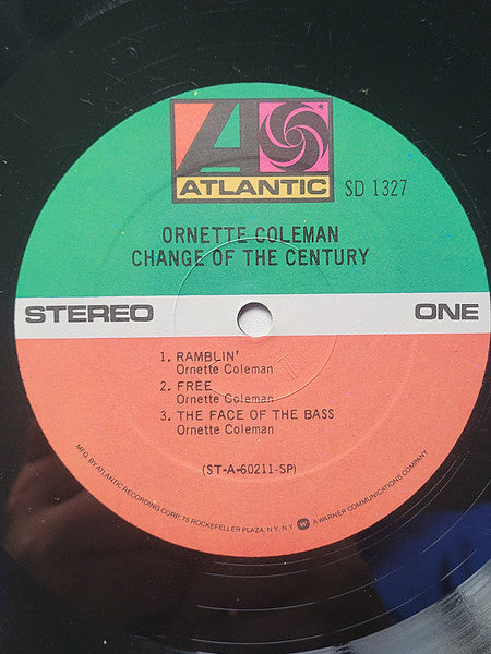 Ornette Coleman : Change Of The Century (LP, Album, RE, SP )