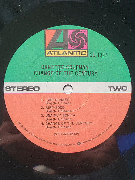 Ornette Coleman : Change Of The Century (LP, Album, RE, SP )