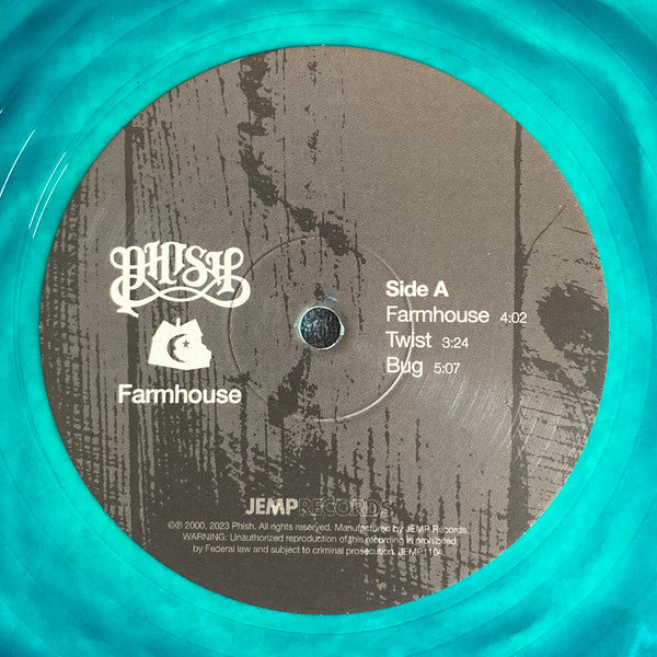 Phish : Farmhouse (2xLP, Dlx, Ltd, Num, RE, RM, Blu + 7", Ltd, Gra)