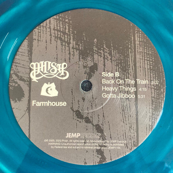 Phish : Farmhouse (2xLP, Dlx, Ltd, Num, RE, RM, Blu + 7", Ltd, Gra)