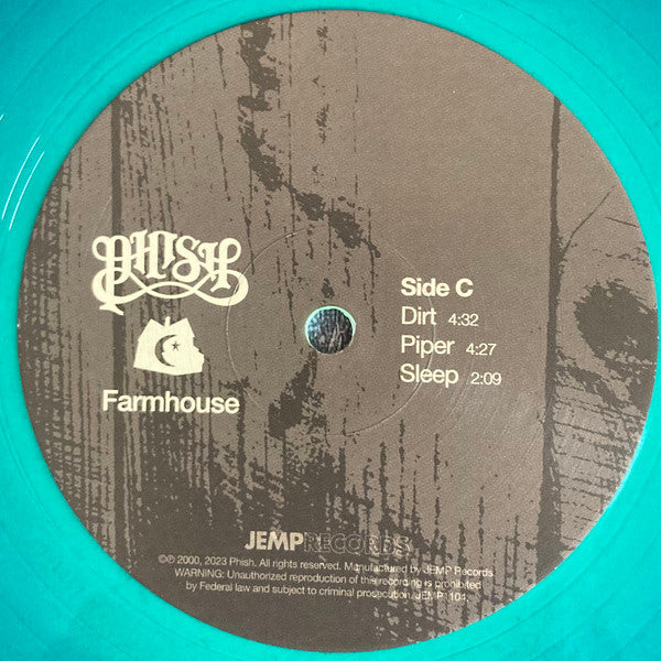 Phish : Farmhouse (2xLP, Dlx, Ltd, Num, RE, RM, Blu + 7", Ltd, Gra)