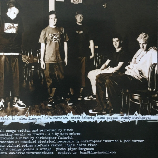 Finch (2) : Falling Into Place (LP, S/Sided, EP, Whi)