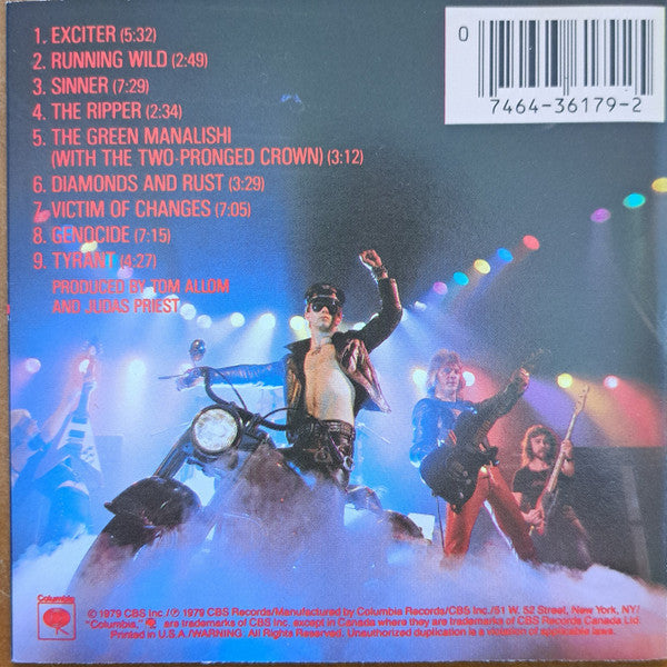 Judas Priest : Unleashed In The East (Live In Japan) (CD, Album, RE, RP)