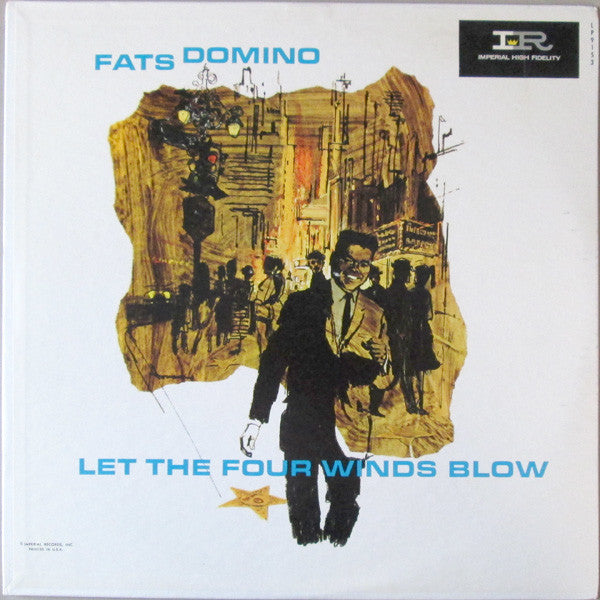 Fats Domino : Let The Four Winds Blow (LP, Album, Mono)