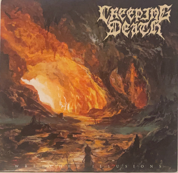 Creeping Death (3) : Wretched Illusions (LP, Album, RP, Ora)