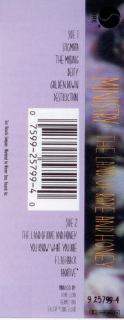 Ministry : The Land Of Rape And Honey (Cass, Album, SR,)