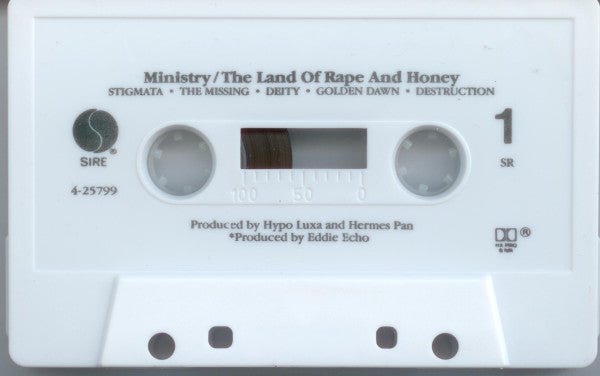 Ministry : The Land Of Rape And Honey (Cass, Album, SR,)