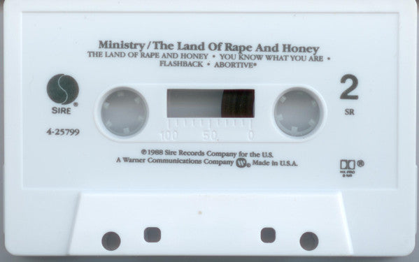 Ministry : The Land Of Rape And Honey (Cass, Album, SR,)