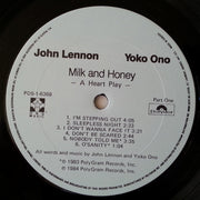 John Lennon & Yoko Ono : Milk And Honey (LP, Album, Gat)