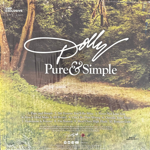 Dolly Parton : Pure & Simple (LP, Album, Club, Ltd, Num, RE, RM, Gre)