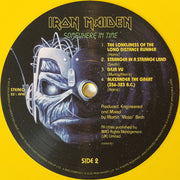 Iron Maiden : Somewhere In Time (LP, Album, RE, Yel)