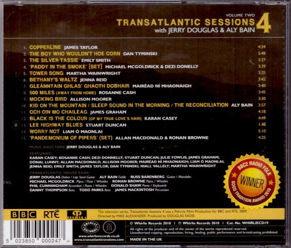 Various With Jerry Douglas & Aly Bain : Transatlantic Sessions 4 Volume Two (CD, Album, Comp)