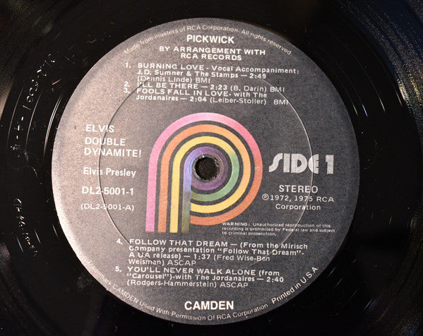 Elvis Presley : Double Dynamite (2xLP, Comp, RP)