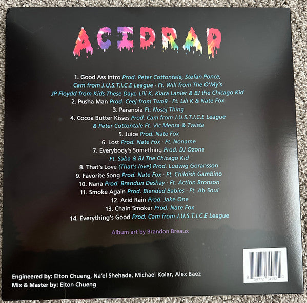 Chance The Rapper : Acid Rap 10 Year Anniversary - (Complete Edition) (2xLP, Mixtape, RE, 10t)