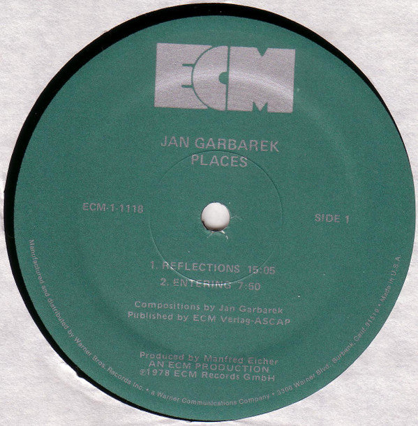 Jan Garbarek : Places (LP, Album)
