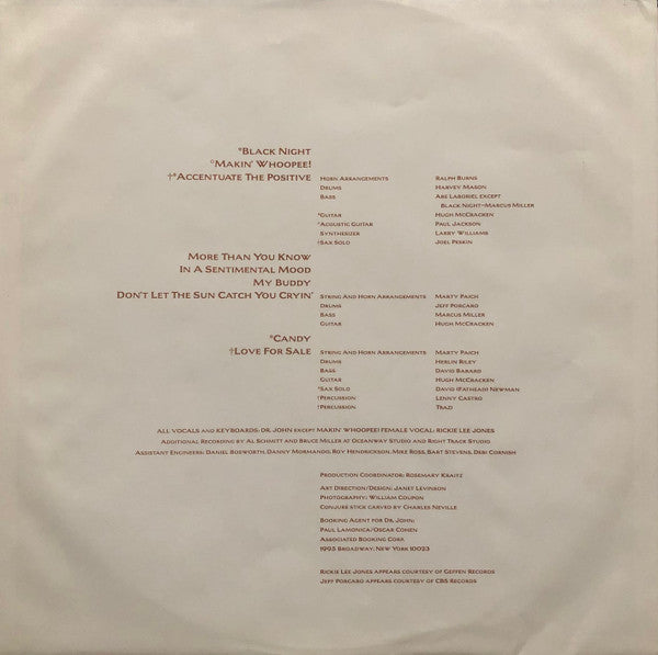 Dr. John : In A Sentimental Mood (LP, Album)