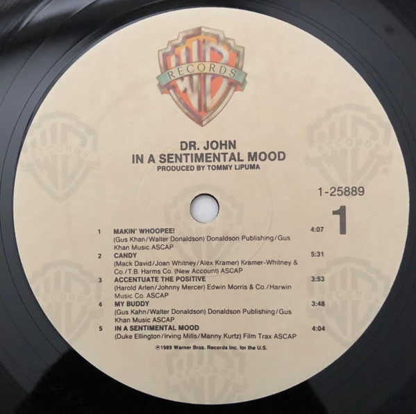 Dr. John : In A Sentimental Mood (LP, Album)