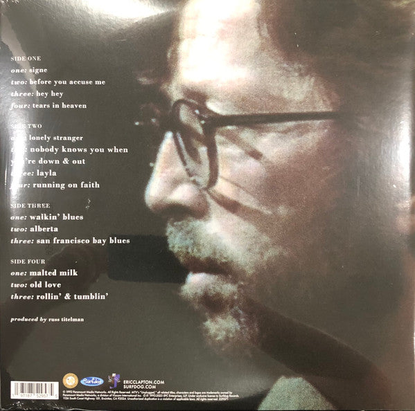 Eric Clapton : Unplugged (2xLP, Album, RE, 180)