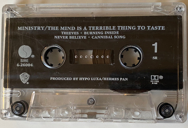 Ministry : The Mind Is A Terrible Thing To Taste (Cass, Album, SR )