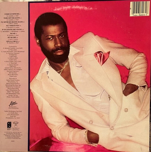 Teddy Pendergrass : Teddy (LP, Album, San)