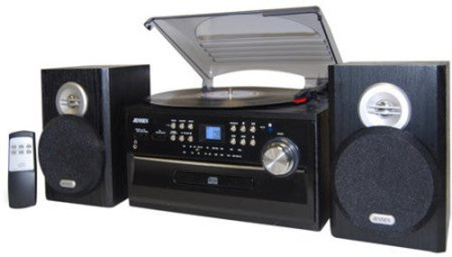 Jensen JTA-475 Turntable Music Entertainment System (33/45/78 RPM) AM/FM Radio