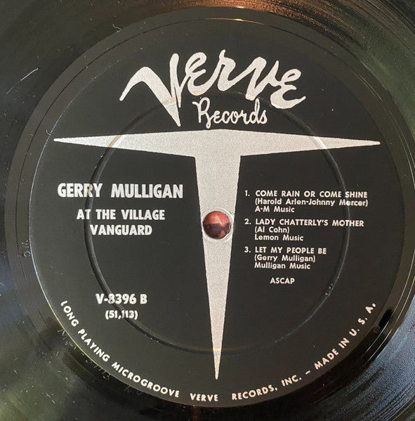 Gerry Mulligan And The Concert Jazz Band* : At The Village Vanguard (LP, Album, Mono, DEE)