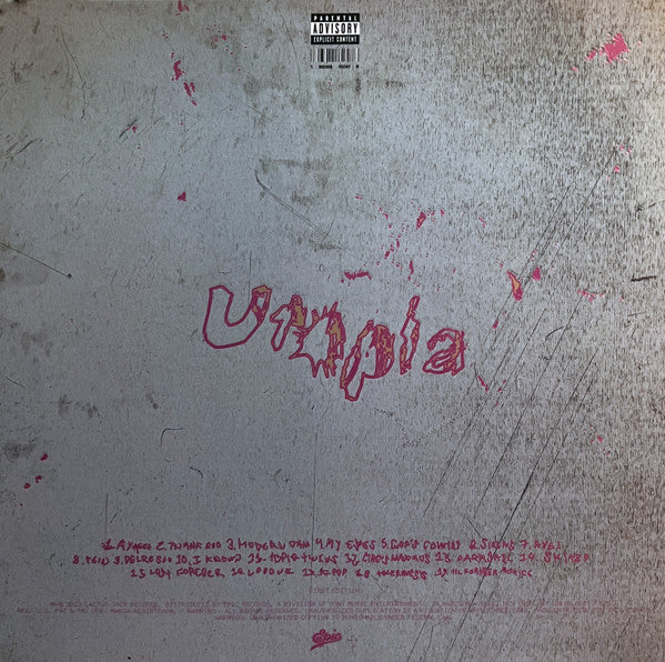 Travis Scott (2) : Utopia (2xLP, Album, Cov)