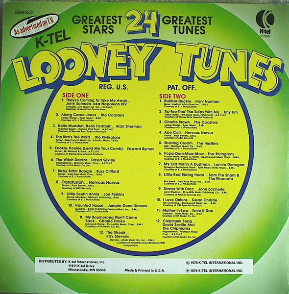 Various : Looney Tunes (LP, Comp, 19 )