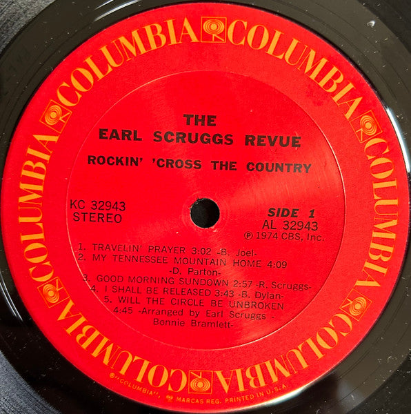 Earl Scruggs Revue : Rockin' 'Cross The Country (LP, Album, Pit)