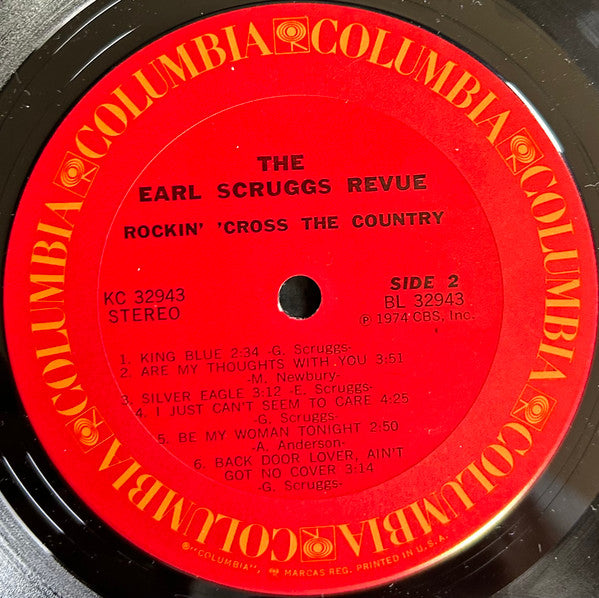 Earl Scruggs Revue : Rockin' 'Cross The Country (LP, Album, Pit)