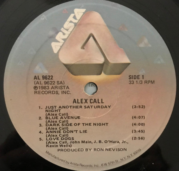 Alex Call : Alex Call (LP, Album,  )